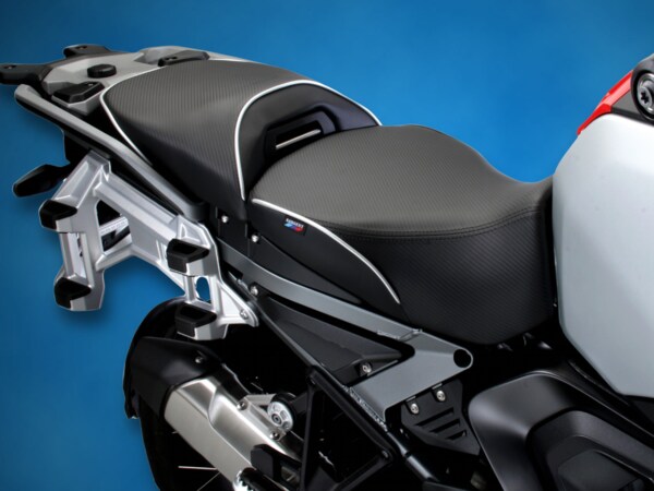 It doesn't get much better than this Regular Height, Non-Standard CFX Silver Welt, Regular Height for the BMW R 1300 GSA.